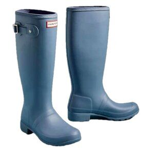 Hunter Boots Original Tall Light Blue Lady Woman Female Size 6M